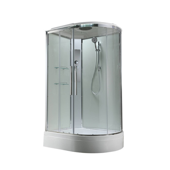 Душевая кабина Avacan 120x90 см EM3912LT, хром/прозрачное (безсиликоновая сборка) фото 3