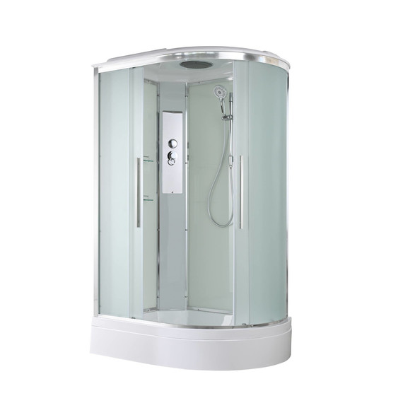 Душевая кабина Avacan 120x90 см EM3912L, хром/матовое (безсиликоновая сборка) фото 