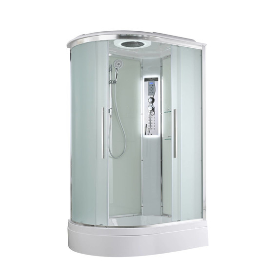 Гидробокс Avacan 120x90 см EM3912RLED, хром/матовое (безсиликоновая сборка) -  Гидробокс Avacan 120x90 см EM3912RLED, хром/матовое (безсиликоновая сборка) фото