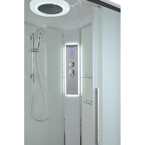 Гидробокс Avacan 120x90 см EM3912RLED, хром/матовое (безсиликоновая сборка) - 9 Гидробокс Avacan 120x90 см EM3912RLED, хром/матовое (безсиликоновая сборка) фото 9