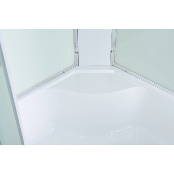 Душевая кабина Avacan 100x100 см EM5010N, хром/матовое (безсиликоновая сборка) фото 14