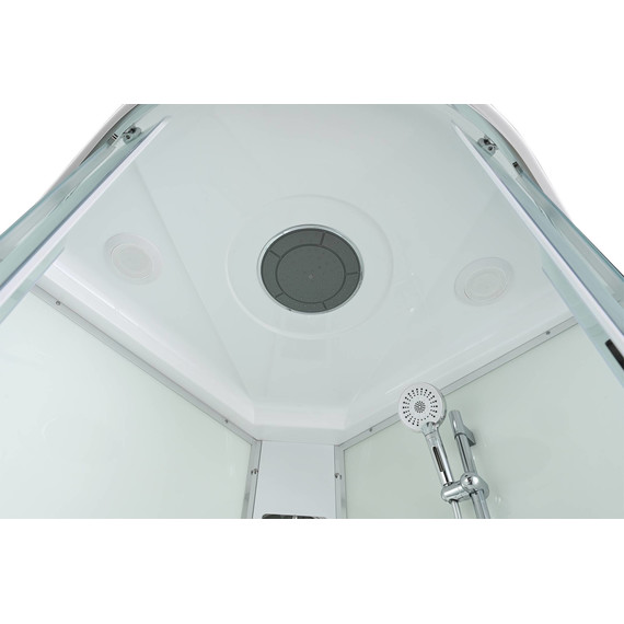 Душевая кабина Avacan 80x80 см EM5080T, хром/прозрачное (безсиликоновая сборка) фото 10