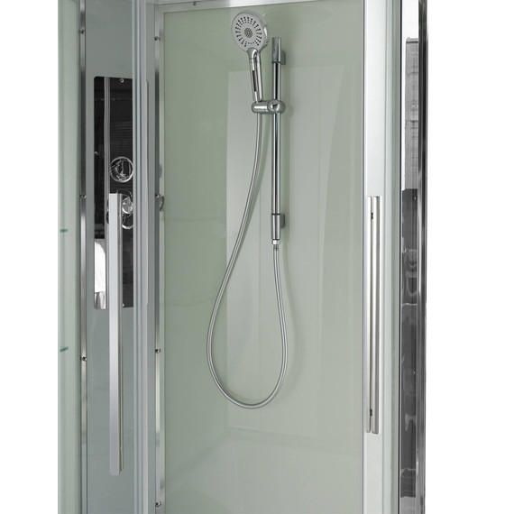 Душевая кабина Avacan 90x90 см EM5090NT, хром/прозрачное (безсиликоновая сборка) фото 13