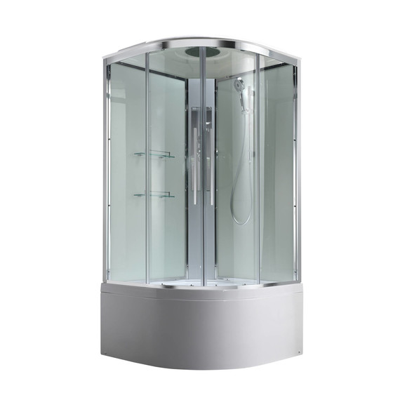 Душевая кабина Avacan 90x90 см EM5090T, хром/прозрачное (безсиликоновая сборка) фото 3