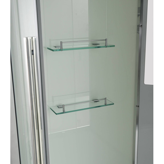 Душевая кабина Avacan 90x90 см EM5090T, хром/прозрачное (безсиликоновая сборка) фото 16