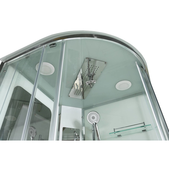 Душевая кабина Avacan 90x90 см A2090, хром/прозрачное (безсиликоновая сборка) фото 14