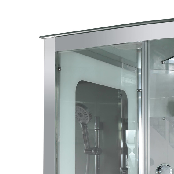 Душевая кабина Avacan 90x90 см A2090, хром/прозрачное (безсиликоновая сборка) фото 19