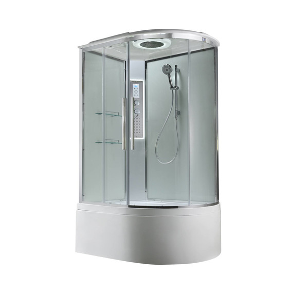 Гидробокс Avacan 110x80 см EM5811LLEDT, хром/прозрачное (безсиликоновая сборка) - 3 Гидробокс Avacan 110x80 см EM5811LLEDT, хром/прозрачное (безсиликоновая сборка) фото 3