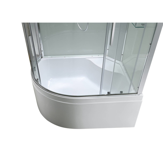 Душевая кабина Avacan 110x80 см EM5811RNT, хром/прозрачное (безсиликоновая сборка) фото 13