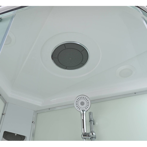 Душевая кабина Avacan 120x80 см EM5812LT, хром/прозрачное (безсиликоновая сборка) фото 8