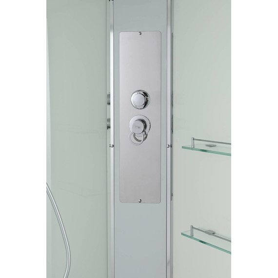 Душевая кабина Avacan 120x80 см EM5812RNT, хром/прозрачное (безсиликоновая сборка) фото 7