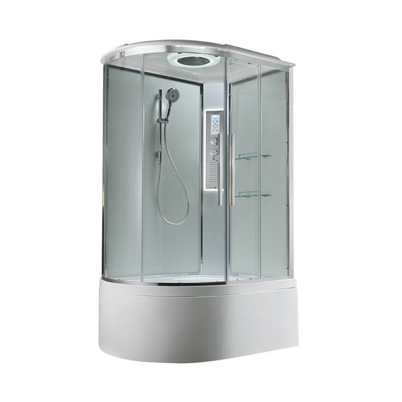 Гидробокс Avacan 120x90 см EM5912RLEDT, хром/прозрачное (безсиликоновая сборка) - 3 Гидробокс Avacan 120x90 см EM5912RLEDT, хром/прозрачное (безсиликоновая сборка) фото 3