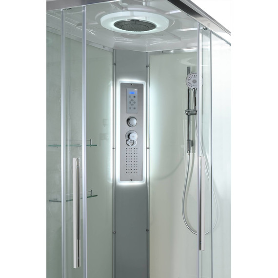 Гидробокс Avacan 110x90 см K2011LED, хром/прозрачное (безсиликоновая сборка) - 15 Гидробокс Avacan 110x90 см K2011LED, хром/прозрачное (безсиликоновая сборка) фото 15