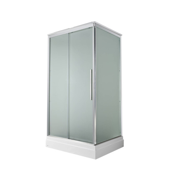 Душевая кабина Avacan 110x90 см KD2911N, хром/матовое (безсиликоновая сборка) фото 3