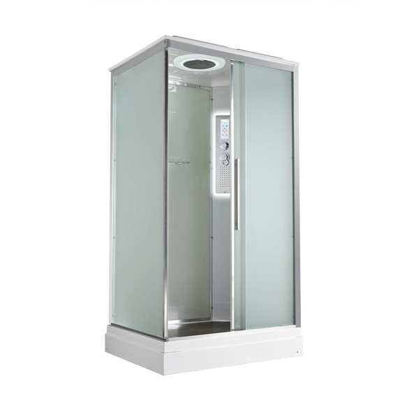 Гидробокс Avacan 120x90 см KD2912LED, хром/матовое (безсиликоновая сборка) - 10 Гидробокс Avacan 120x90 см KD2912LED, хром/матовое (безсиликоновая сборка) фото 10