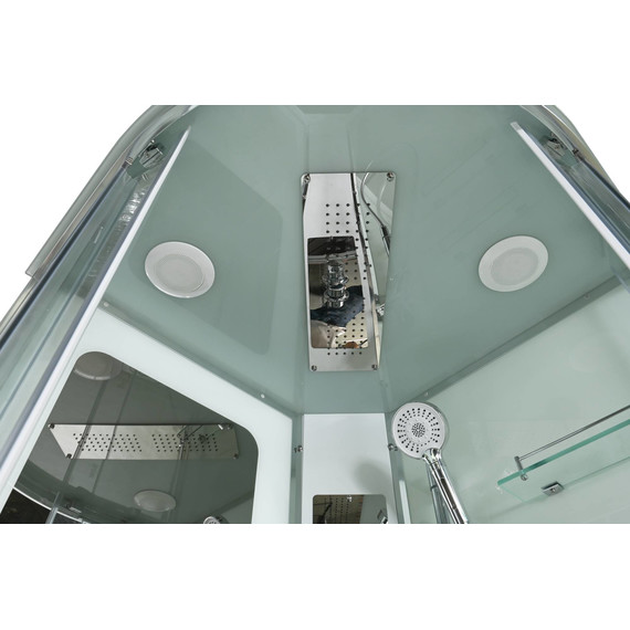 Душевая кабина Avacan 100x100 см A2010, хром/прозрачное (безсиликоновая сборка) фото 19