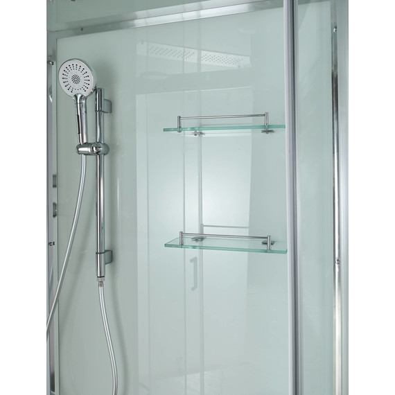 Гидробокс Avacan 120x80 см A2812LLED, хром/прозрачное (безсиликоновая сборка) - 7 Гидробокс Avacan 120x80 см A2812LLED, хром/прозрачное (безсиликоновая сборка) фото 7