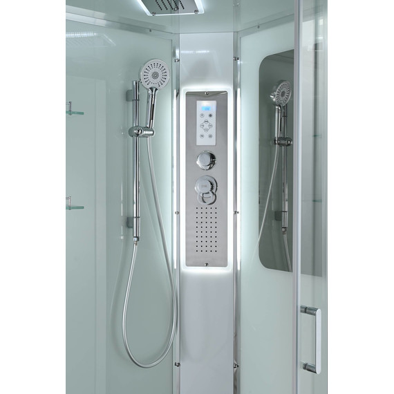 Гидробокс Avacan 120x80 см A2812RLED, хром/прозрачное (безсиликоновая сборка) - 12 Гидробокс Avacan 120x80 см A2812RLED, хром/прозрачное (безсиликоновая сборка) фото 12