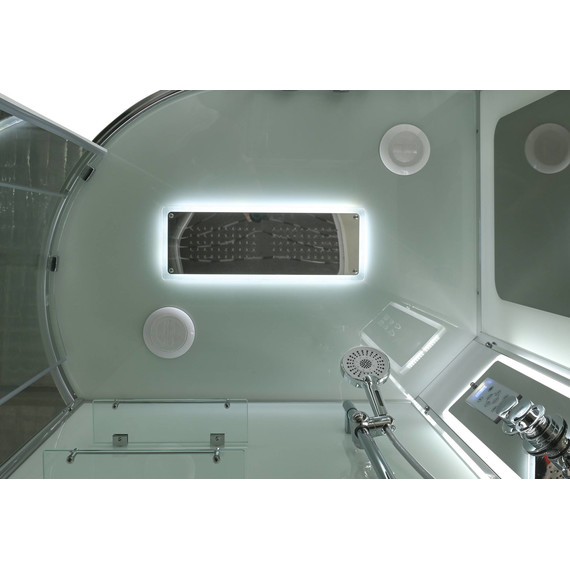 Гидробокс Avacan 120x80 см A2812RLED, хром/прозрачное (безсиликоновая сборка) - 10 Гидробокс Avacan 120x80 см A2812RLED, хром/прозрачное (безсиликоновая сборка) фото 10