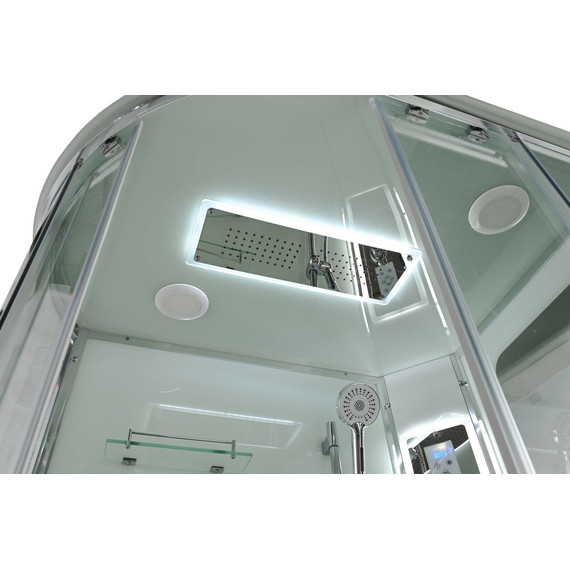 Гидробокс Avacan 120x80 см A2812RLED, хром/прозрачное (безсиликоновая сборка) - 9 Гидробокс Avacan 120x80 см A2812RLED, хром/прозрачное (безсиликоновая сборка) фото 9