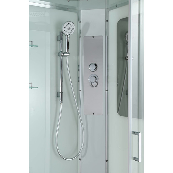 Душевая кабина Avacan 120x80 см A2812R, хром/прозрачное (безсиликоновая сборка) фото 15