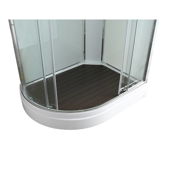 Душевая кабина Avacan 120x80 см A2812R, хром/прозрачное (безсиликоновая сборка) фото 16