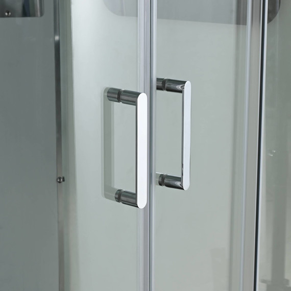 Душевая кабина Avacan 120x80 см A2812R, хром/прозрачное (безсиликоновая сборка) фото 10