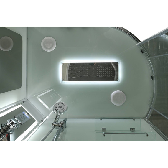 Гидробокс Avacan 120x90 см A2912LLED, хром/прозрачное (безсиликоновая сборка) - 7 Гидробокс Avacan 120x90 см A2912LLED, хром/прозрачное (безсиликоновая сборка) фото 7