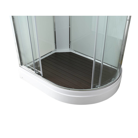 Душевая кабина Avacan 120x90 см A2912L, хром/прозрачное (безсиликоновая сборка) фото 10