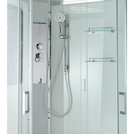 Душевая кабина Avacan 120x90 см A2912L, хром/прозрачное (безсиликоновая сборка) фото 16