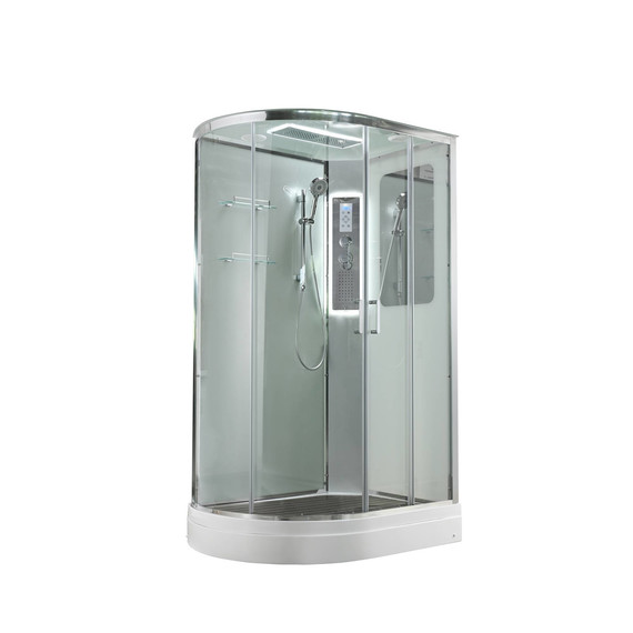 Гидробокс Avacan 120x90 см A2912RLED, хром/прозрачное (безсиликоновая сборка) - 7 Гидробокс Avacan 120x90 см A2912RLED, хром/прозрачное (безсиликоновая сборка) фото 7