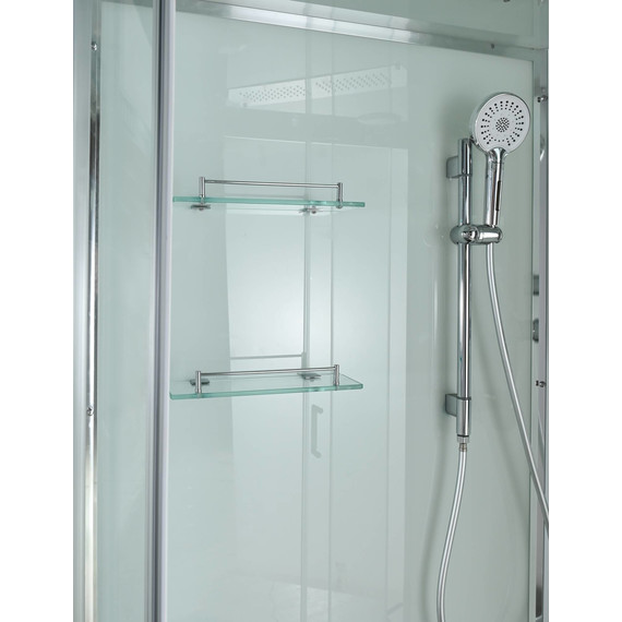 Гидробокс Avacan 120x90 см A2912RLED, хром/прозрачное (безсиликоновая сборка) - 14 Гидробокс Avacan 120x90 см A2912RLED, хром/прозрачное (безсиликоновая сборка) фото 14