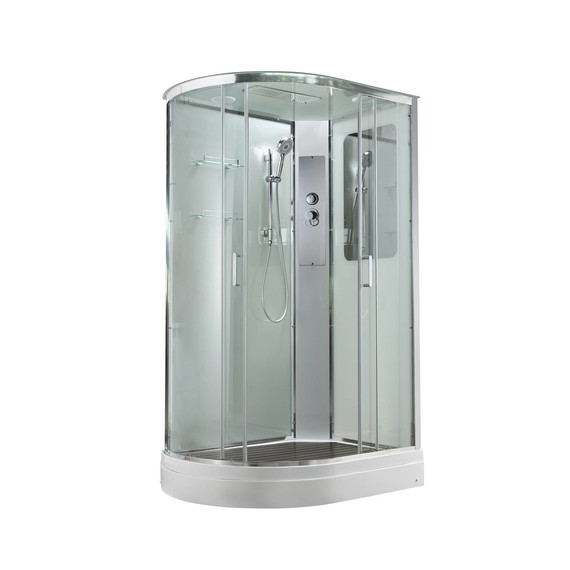 Душевая кабина Avacan 120x90 см A2912R, хром/прозрачное (безсиликоновая сборка) фото 
