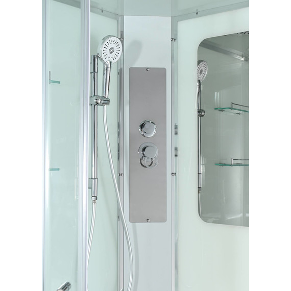 Душевая кабина Avacan 120x90 см A2912R, хром/прозрачное (безсиликоновая сборка) фото 7