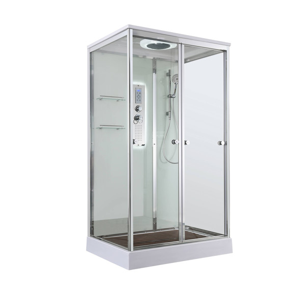 Гидробокс Avacan 120x90 см V2012LED, хром/прозрачное (безсиликоновая сборка) - 3 Гидробокс Avacan 120x90 см V2012LED, хром/прозрачное (безсиликоновая сборка) фото 3