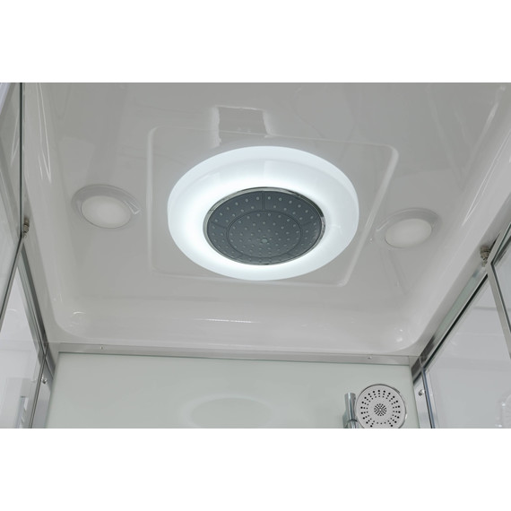 Гидробокс Avacan 90x90 см V2090LED, хром/прозрачное (безсиликоновая сборка) - 15 Гидробокс Avacan 90x90 см V2090LED, хром/прозрачное (безсиликоновая сборка) фото 15