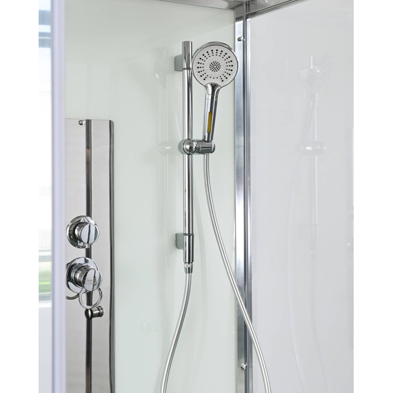 Душевая кабина Avacan 90x90 см V2090N, хром/прозрачное (безсиликоновая сборка) фото 12