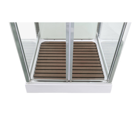 Душевая кабина Avacan 90x90 см V2090N, хром/прозрачное (безсиликоновая сборка) фото 9