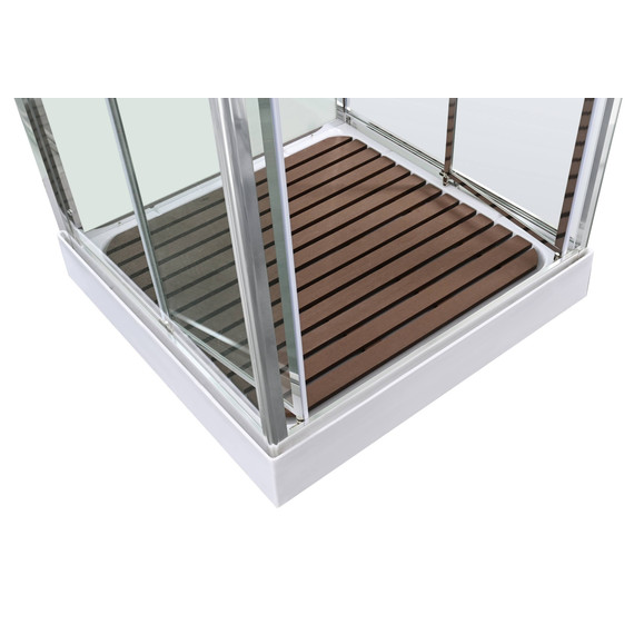 Душевая кабина Avacan 90x90 см V2090N, хром/прозрачное (безсиликоновая сборка) фото 11