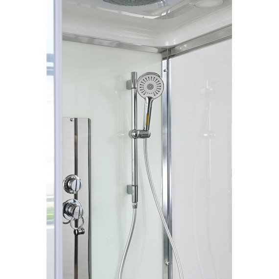 Душевая кабина Avacan 90x90 см V2090, хром/прозрачное (безсиликоновая сборка) фото 13