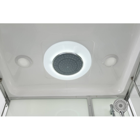 Гидробокс Avacan 100x80 см V2810LED, хром/прозрачное (безсиликоновая сборка) - 9 Гидробокс Avacan 100x80 см V2810LED, хром/прозрачное (безсиликоновая сборка) фото 9