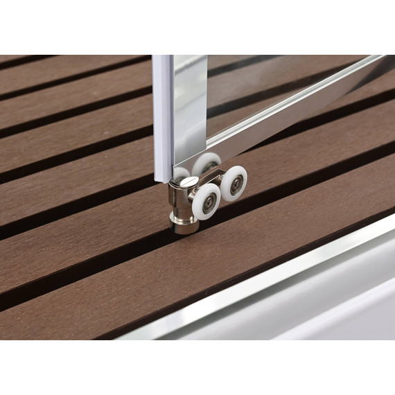 Душевая кабина Avacan 100x80 см V2810N, хром/прозрачное (безсиликоновая сборка) фото 12