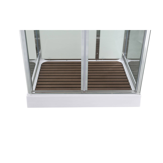 Душевая кабина Avacan 100x80 см V2810N, хром/прозрачное (безсиликоновая сборка) фото 9