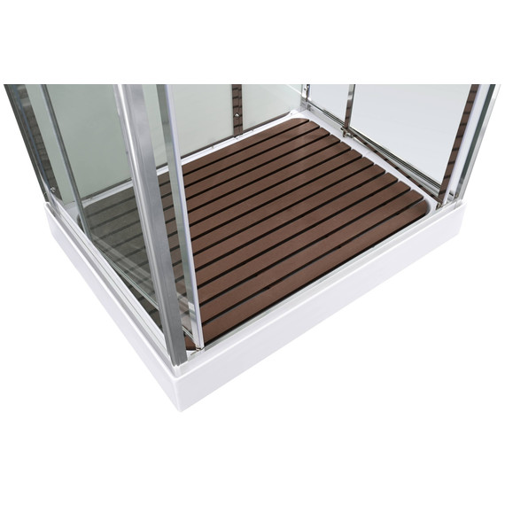 Душевая кабина Avacan 100x80 см V2810N, хром/прозрачное (безсиликоновая сборка) фото 11