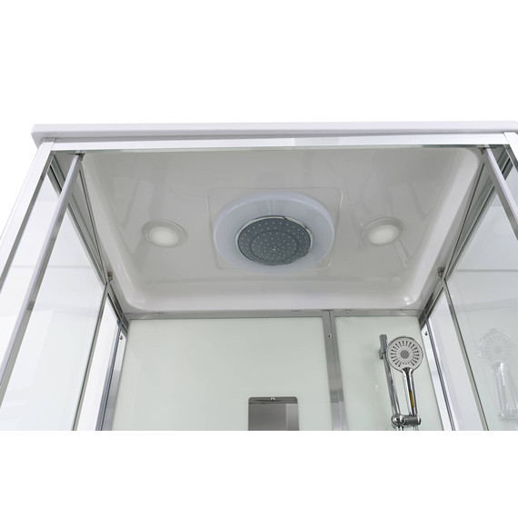 Душевая кабина Avacan 100x80 см V2810, хром/прозрачное (безсиликоновая сборка) фото 11