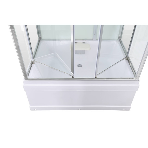 Гидробокс Avacan 120x90 см V5012LED, хром/прозрачное (безсиликоновая сборка) - 11 Гидробокс Avacan 120x90 см V5012LED, хром/прозрачное (безсиликоновая сборка) фото 11