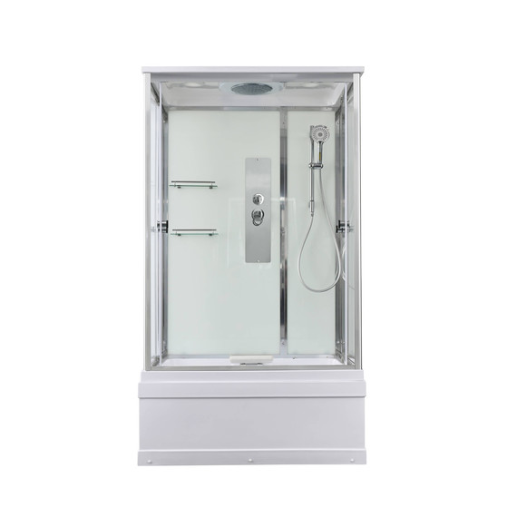 Душевая кабина Avacan 120x90 см V5012, хром/прозрачное (безсиликоновая сборка) фото 7