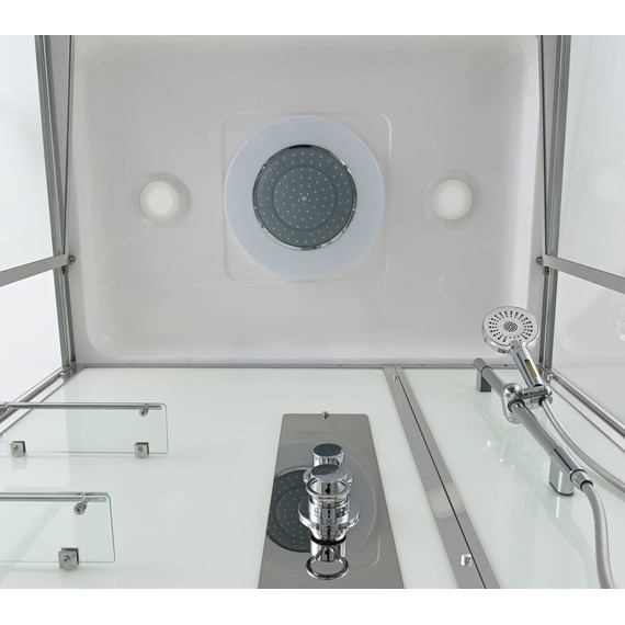 Душевая кабина Avacan 120x90 см V5012, хром/прозрачное (безсиликоновая сборка) фото 11