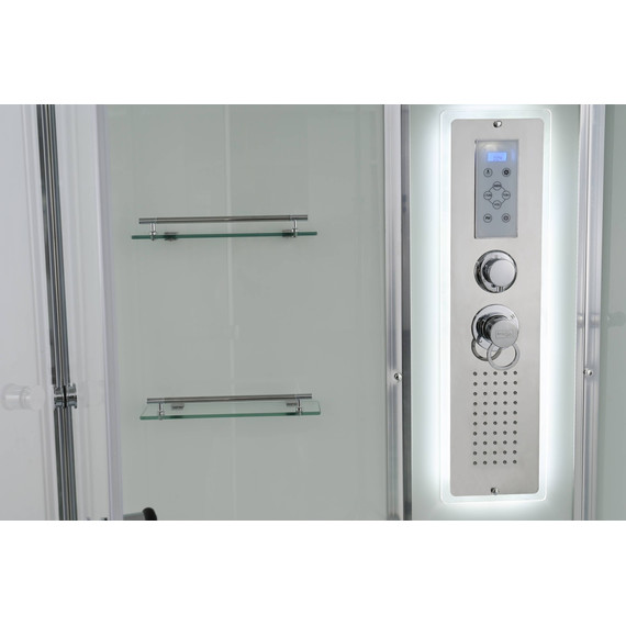 Гидробокс Avacan 170x90 см V5017LED, хром/прозрачное (безсиликоновая сборка) - 20 Гидробокс Avacan 170x90 см V5017LED, хром/прозрачное (безсиликоновая сборка) фото 20