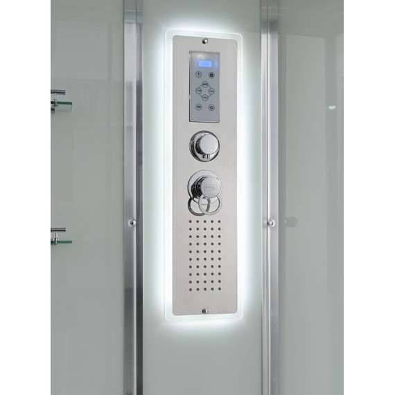 Гидробокс Avacan 170x90 см V5017LED, хром/прозрачное (безсиликоновая сборка) - 21 Гидробокс Avacan 170x90 см V5017LED, хром/прозрачное (безсиликоновая сборка) фото 21